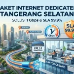 Paket Internet Dedicated Tangerang Selatan: Solusi 1 Gbps & SLA 99.9% untuk Kantor Cabang